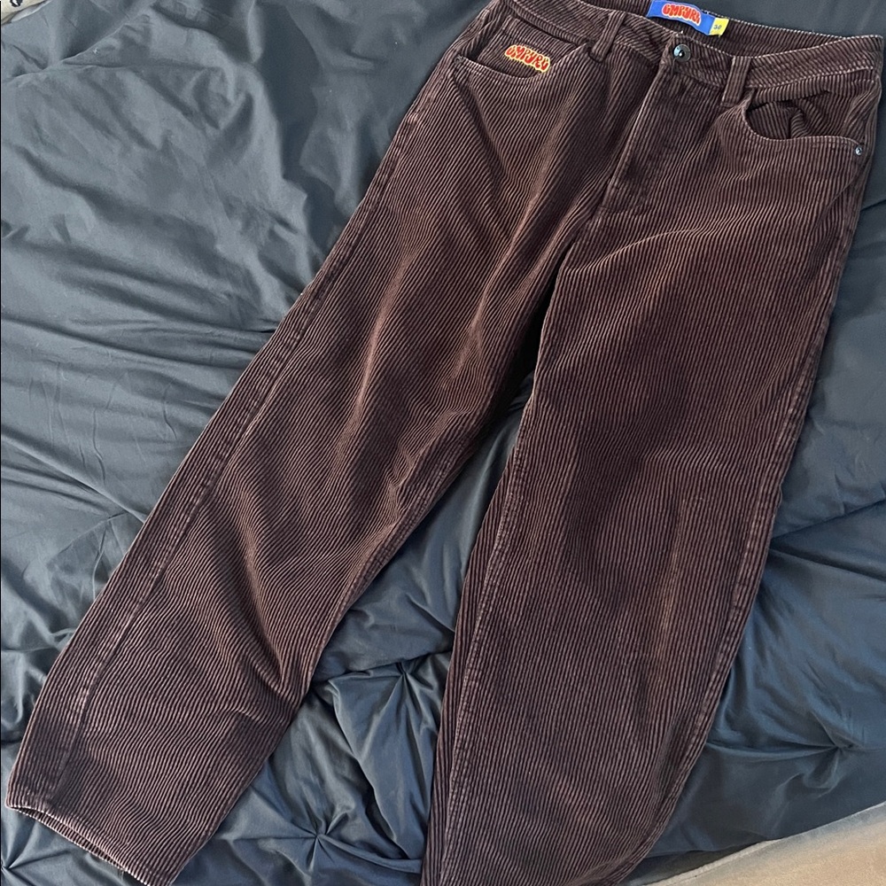 Pur Dark Brown Corduroy Men's Pants